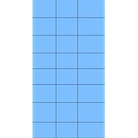 Los mejores  - Kores Universal-Etiketten- 70 x 37 mm- ohne Rand- blau